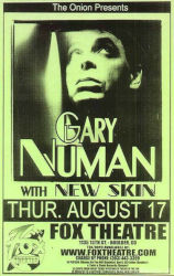 Gary Numan 2006 Jagged Tour Venue Poster Boulder